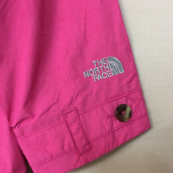 The North Face Hyvent Pink Trench Coat. Girl size XL(18), Fit for Ladies’ Sz S - Picture 3 of 13